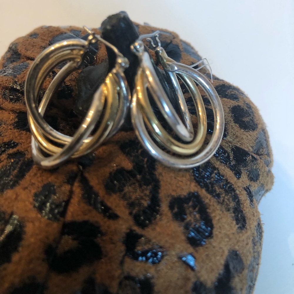 Silver earrings